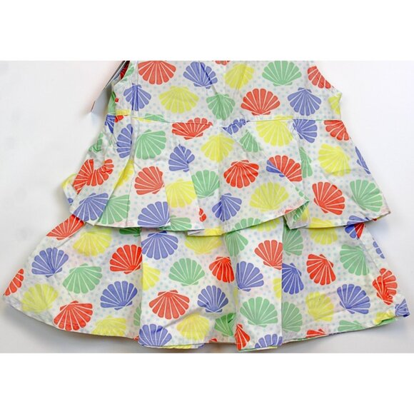 NWT 2009 Gymboree Mermaid Magic Ruffled Layer Tank Top Shirt sz 9 seashells Ocea - Picture 6 of 7